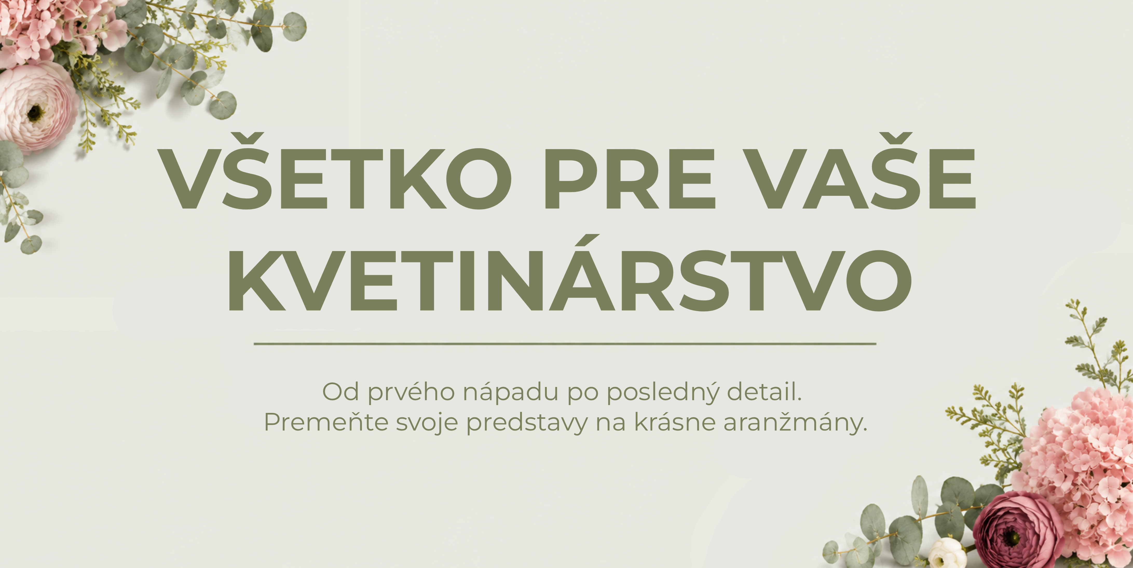 PACIDEKOR - umelé kvety, krása ktorá vydrží